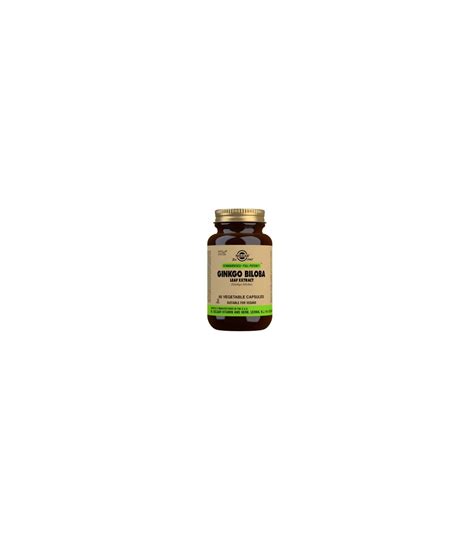 Solgar Ginkgo Biloba Extracto De Hoja 60 Capsulas Vegetales