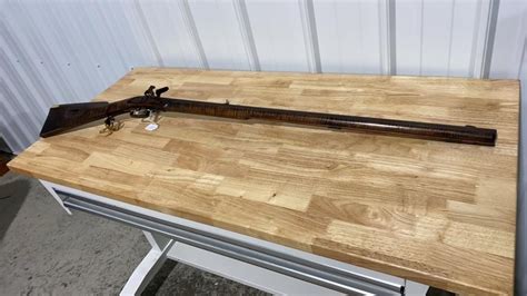 Black Powder Flintlock Rifle | Live and Online Auctions on HiBid.com