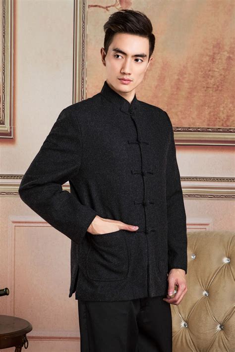 Shanghai Story Men S Chinese Tunic Suit Top Men S Stand Collar Jacket