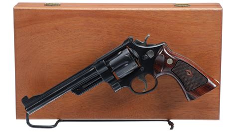 Smith And Wesson Pre Model 26 1950 45 Target Revolver With Case Rock