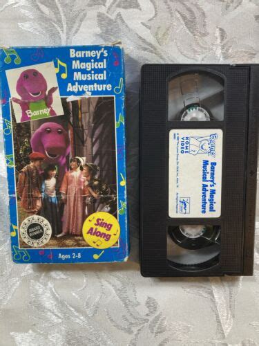 Barney Barneys Magical Musical Adventure Vhs Ebay