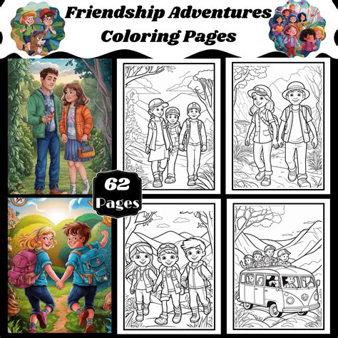 coloring pages for friendship 2
