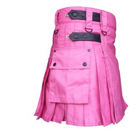 Women sexy Leather Kilt - Scot Outfits