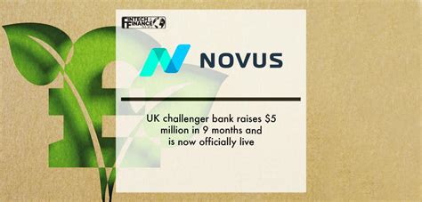 Uk Challenger Bank Novus Raises 5 Million In 9 Months And Is Now