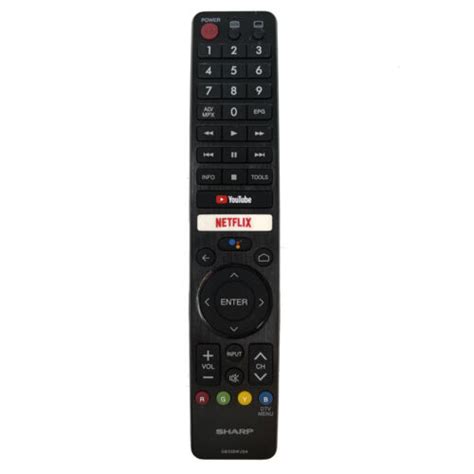 New Genuine GB336WJSA For Sharp TV Remote Control With Netflix Youtube