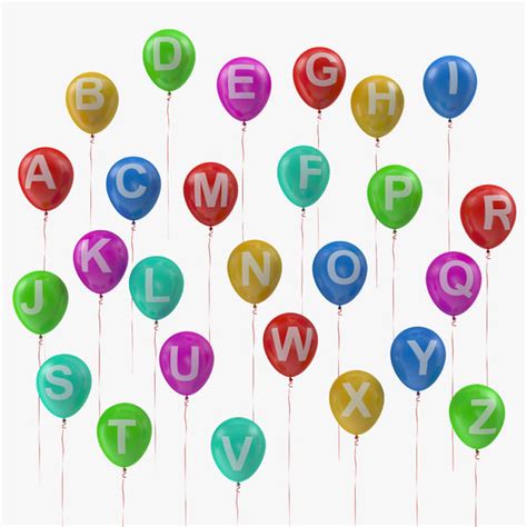 Alphabet Balloons Royalty Free Vector Image VectorStock Atelier Yuwa