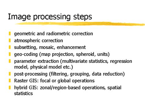 image processing steps