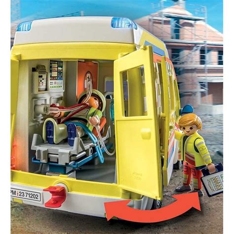 Playmobil City Life Ambulance With Flashing Lights And Sound