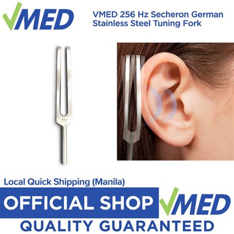 VMED 256Hz Secheron German Stainless Steel Tuning Fork VMed Medical