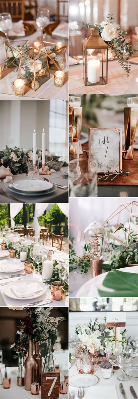 Trending 40 Awesome Copper Wedding Ideas For Your Big Day