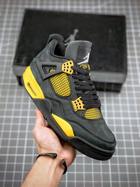 Jordan 4 Thunder” Blackvibrant On Sale Fastship