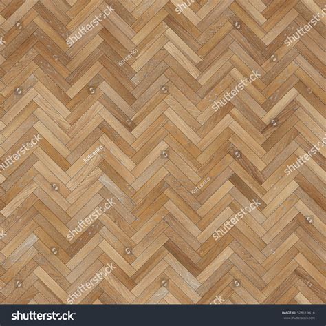 Herringbone Natural Parquet Seamless Floor Texture Stock Photo