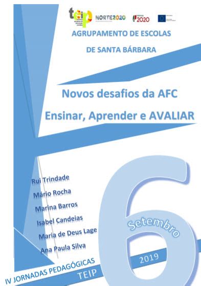 Jornadas pedagógicas 2019 Novos desafios da AFC Ensinar Aprender e