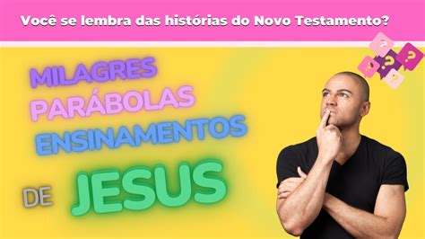 SABE TUDO SOBRE O NOVO TESTAMENTO QUIZ BÍBLICO NÍVEL MÉDIO 5 YouTube