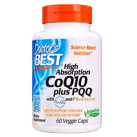 Doctor S Best High Absorption Coq Plus Pqq