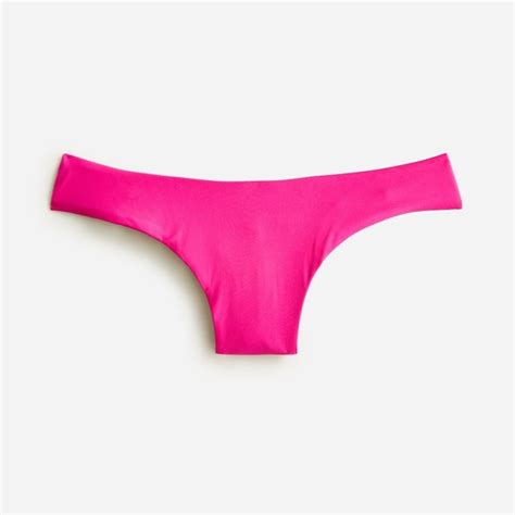 J Crew Swim New Jcrew Size M Curvedwaist Cheeky Bikini Bottom In