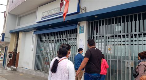 Reniec Conoce El Horario De Atenci N De Las Oficinas A Nivel Nacional