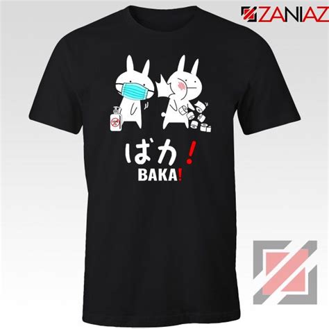 Baka Rabbits Tshirt Funny Japanese Anime Tee Shirts S 3xl Rabbit