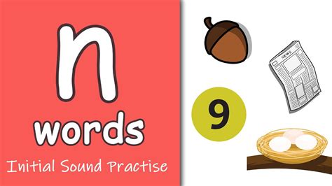 N Words Phonics Initial Sounds Youtube