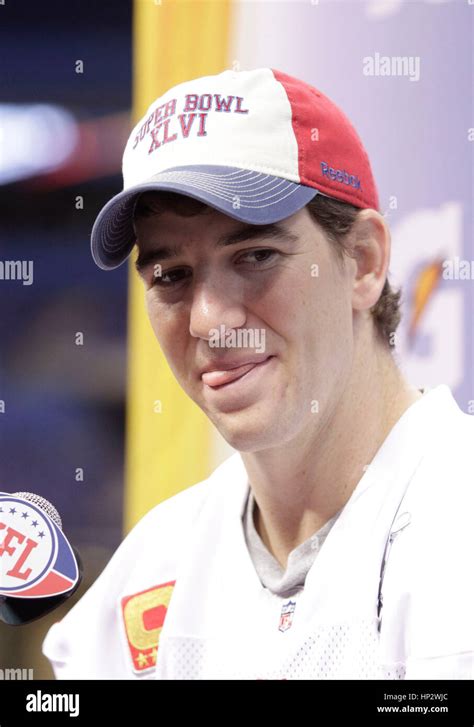 New York Giants Quarterback Eli Manning Speaks To The Media At The