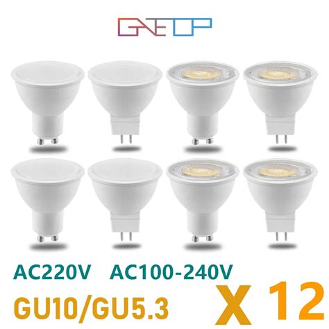 Pcs Gu Mr Led Strahler Ac V Ac V V Led Lampe Spot Gu