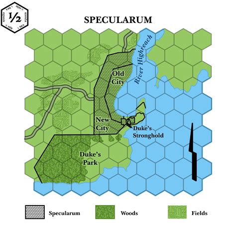 Specularum 05 Miles Per Hex 1984 Atlas Of Mystara