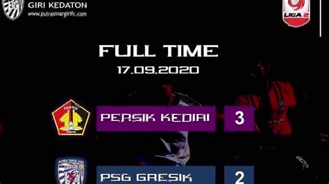 Persik Kediri 3 Vs 2 PSG Gresik Uji Coba YouTube