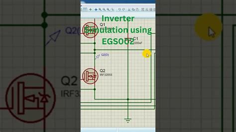 Inverter Simulation Using Egs On Proteus Youtube