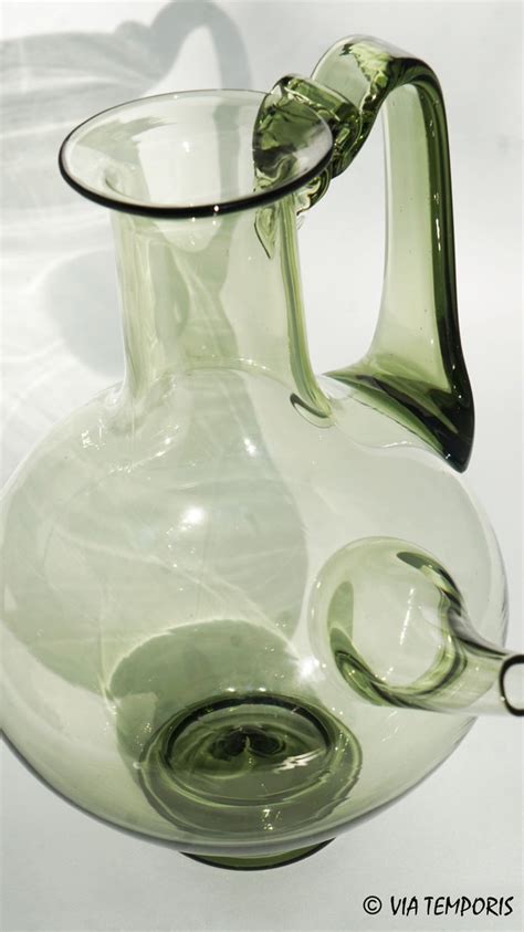 Verre Gallo Romain Biberon Vert Via Temporis Reproductions