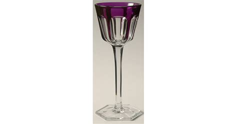 Harcourt Versailles Cut Amethyst Rhine Wine By Baccarat