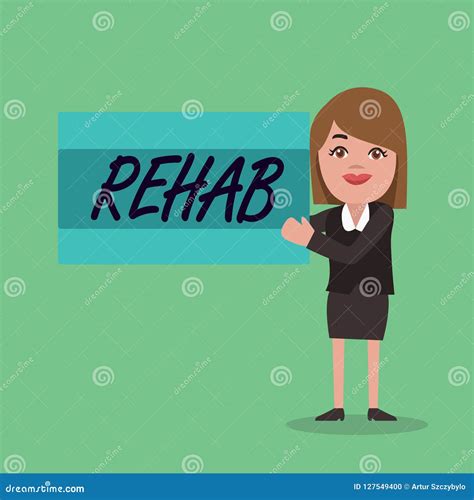 Text Sign Showing Rehab Conceptual Photo Course Treatment For Drug