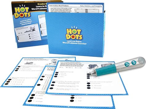 Educational Insights Hot Dots Learn To Solve Word Problem Set Grades