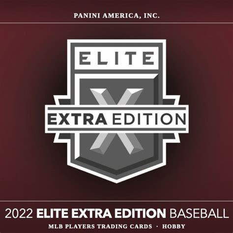 Final Boxes Panini Elite Extra Edition Baseball Case Serial