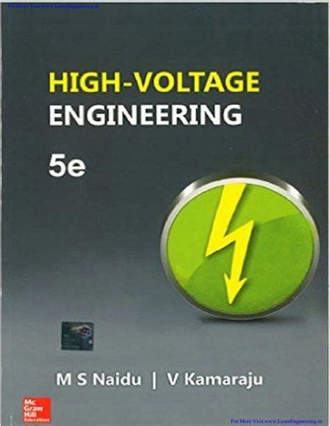 High Voltage Engineering Naidu Solution Manual