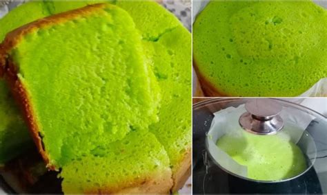 Cara Buat Kek Pandan Kampung Mudah Bakar Atas Dapur Gas Saja Arus