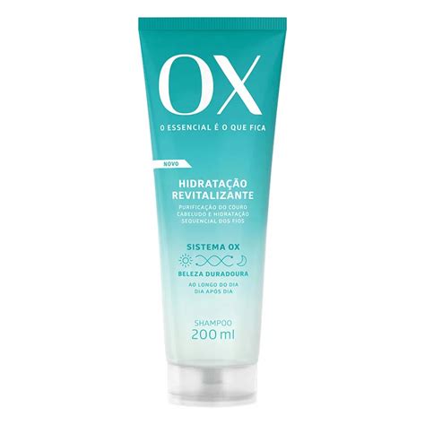 Glam Shampoo Ox Hidrata O Revitalizante Ml