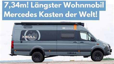 Campervan M L Ngstes Mercedes Kastenwagen Wohnmobil Der Welt