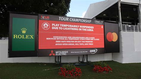 Tour Championship: How weather is affecting play in Atlanta