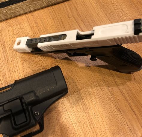 Sold Hijack Airsoft Custom Tokyo Marui 3d Printed Hybrid Glock 17