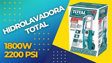 Hidro Lavadora Total 1800W 2200PSI YouTube