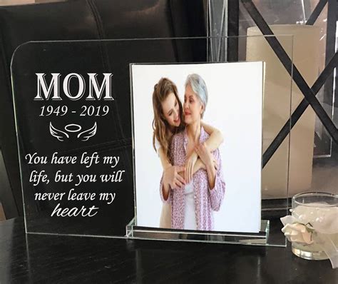 Personalized Memorial Picture Frame Sympathy T Engraved Etsy De