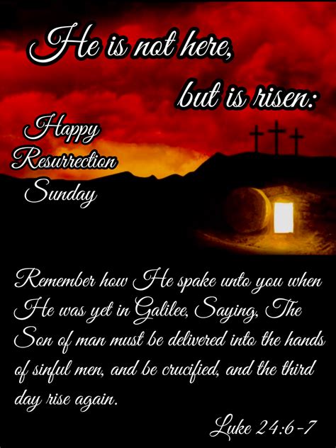 “he Is Not Here But Is Risen Remember How He Spake Unto You When He