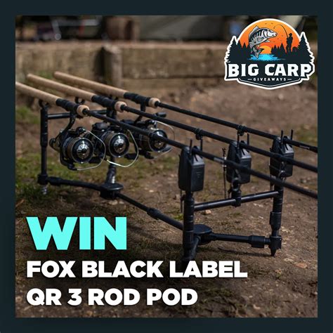 Fox Black Label QR 3 Rod Pod Complete Big Carp Giveaways