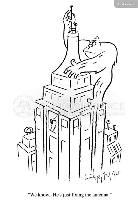 King Kong Buildings Coloring Coloring Pages