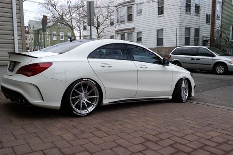 Mercedes Benz Cla250 C117 White With Avant Garde M621 Aftermarket