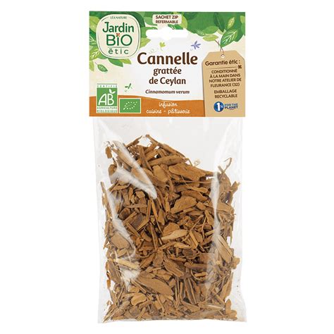 Cannelle grattée de Ceylan bio Cannelle bio pour infusion Jardin