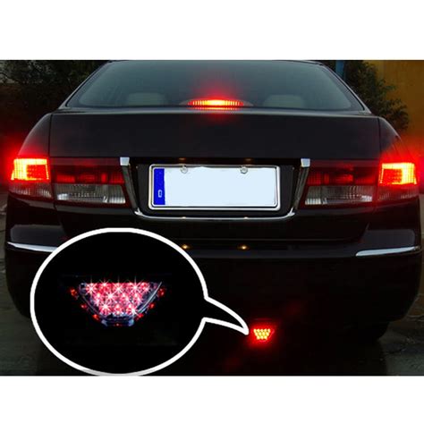 Universal Car 12 LED Rear Laser Tail Brake DRL Stop Light Auto Fog Lamp