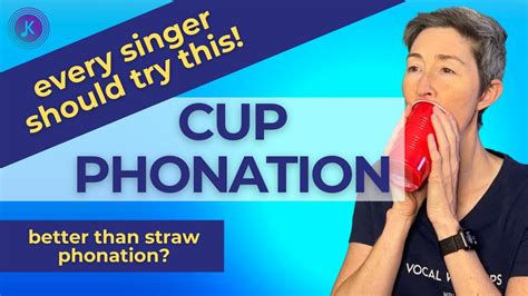 Cup Phonation Better Than Straw Phonation For Singers Sovts Youtube