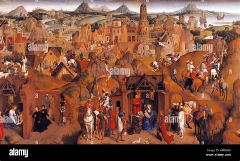 Bellas Artes Hans Memling La Pintura Los Siete Gozos