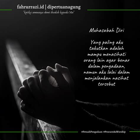 Muhasabah Diri Dipertuanagung